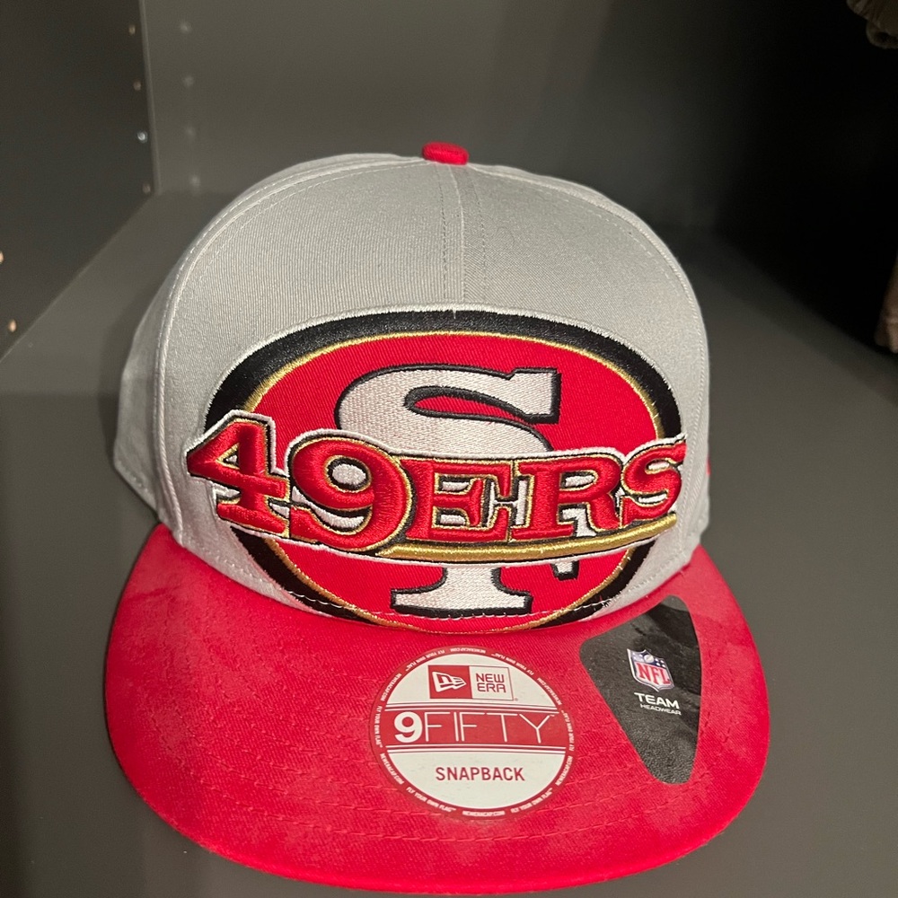 New Era Red and Black Snapback Cap